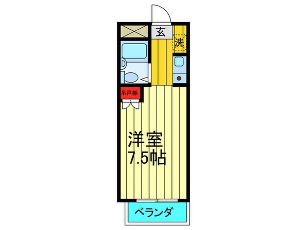 メゾンベルジュの物件間取画像